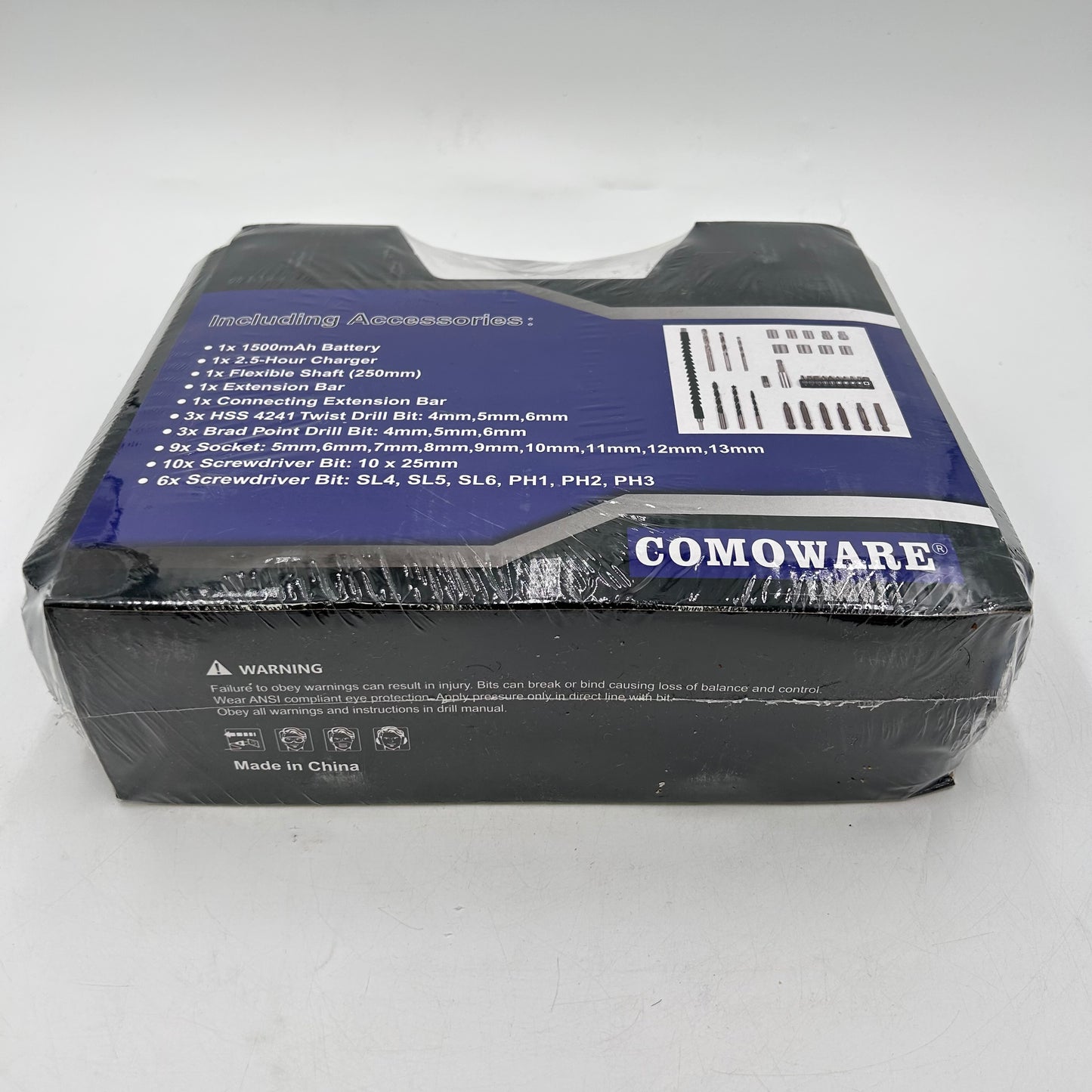 New Comoware TGDRILL-20V-ONE 20V Cordless Drill Driver Kit 25+1 Torque Setting