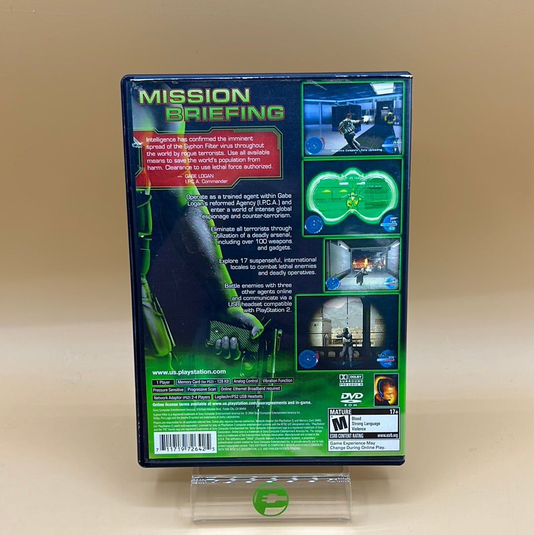 Syphon Filter Omega Strain (Sony PlayStation 2 PS2, 2004)