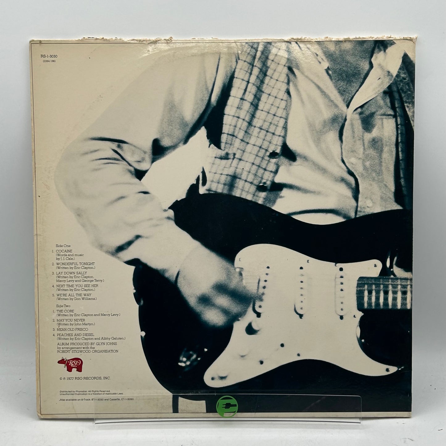 RSO Records,Inc. Eric Clapton Slow Hand 1977 Vinyl
