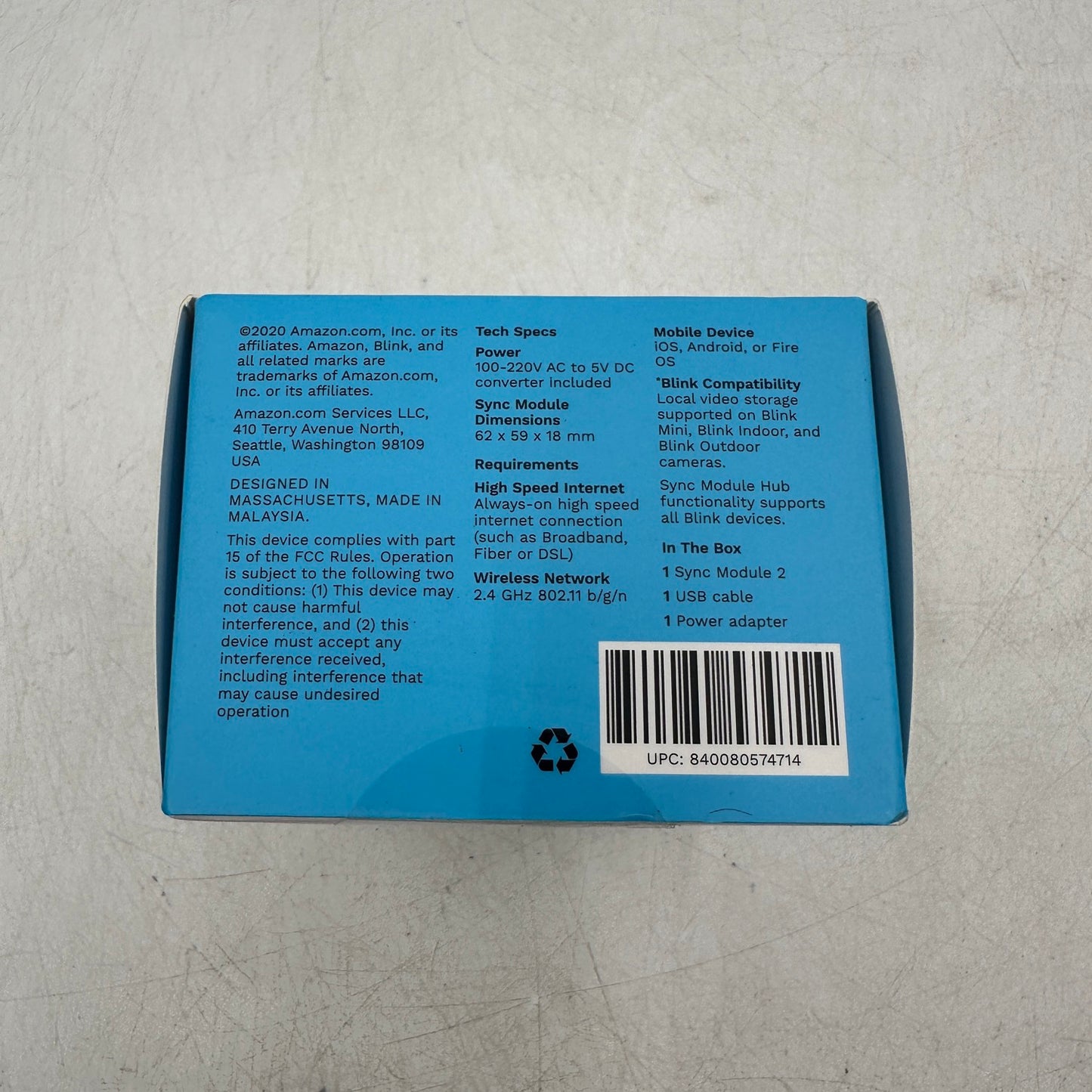 New Blink Sync Module 2 Central Hub BSM00401U