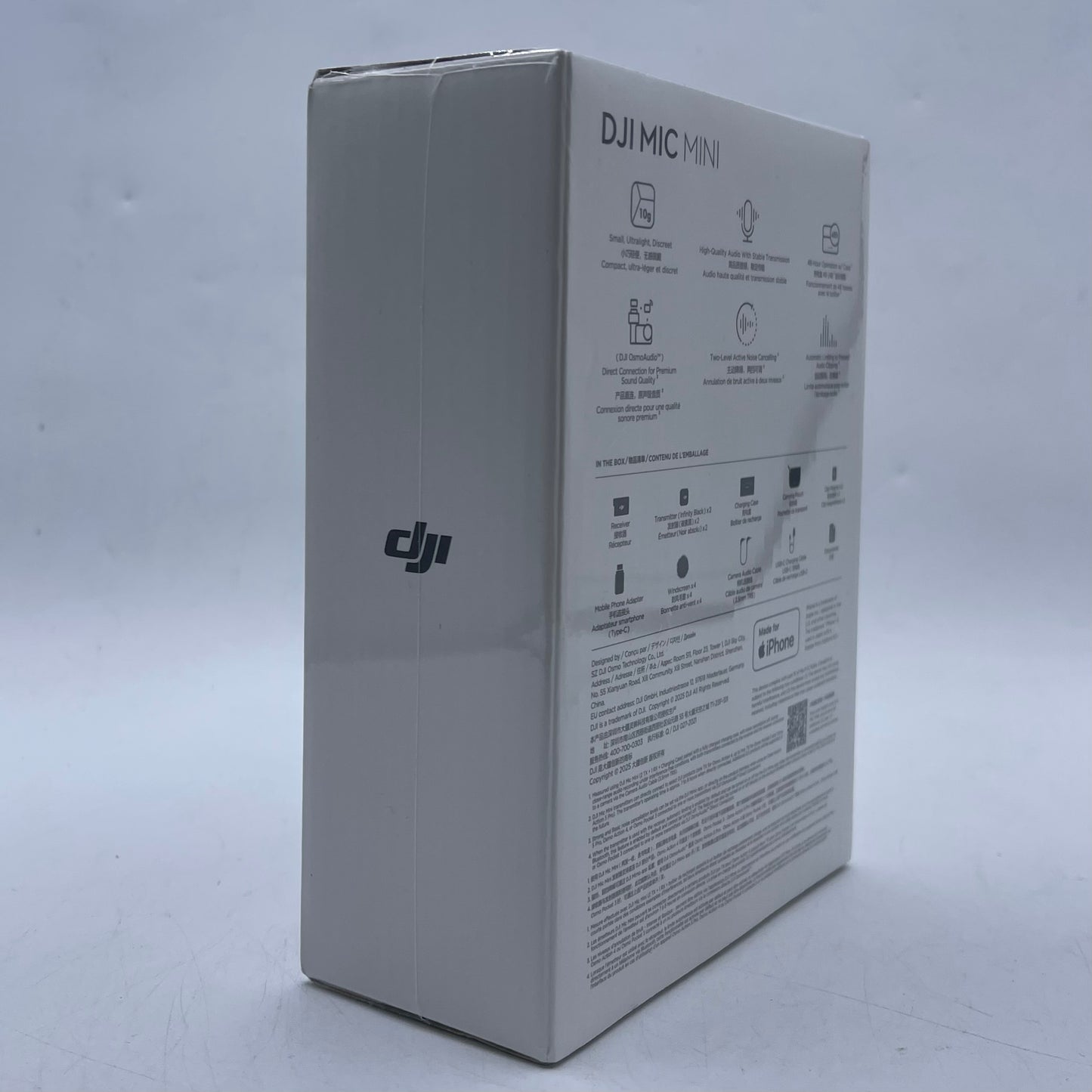 New DJI Mic Mini (2 TX + 1 RX + Charging Case) Wireless Microphone DM3005
