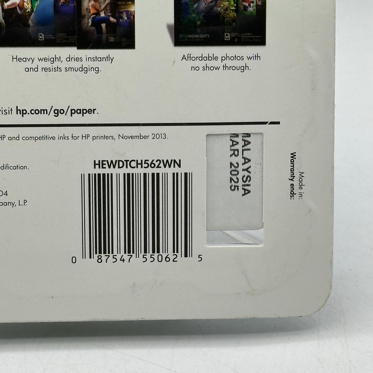 New HP 61 CH562WN Tri-color Ink Cartridge