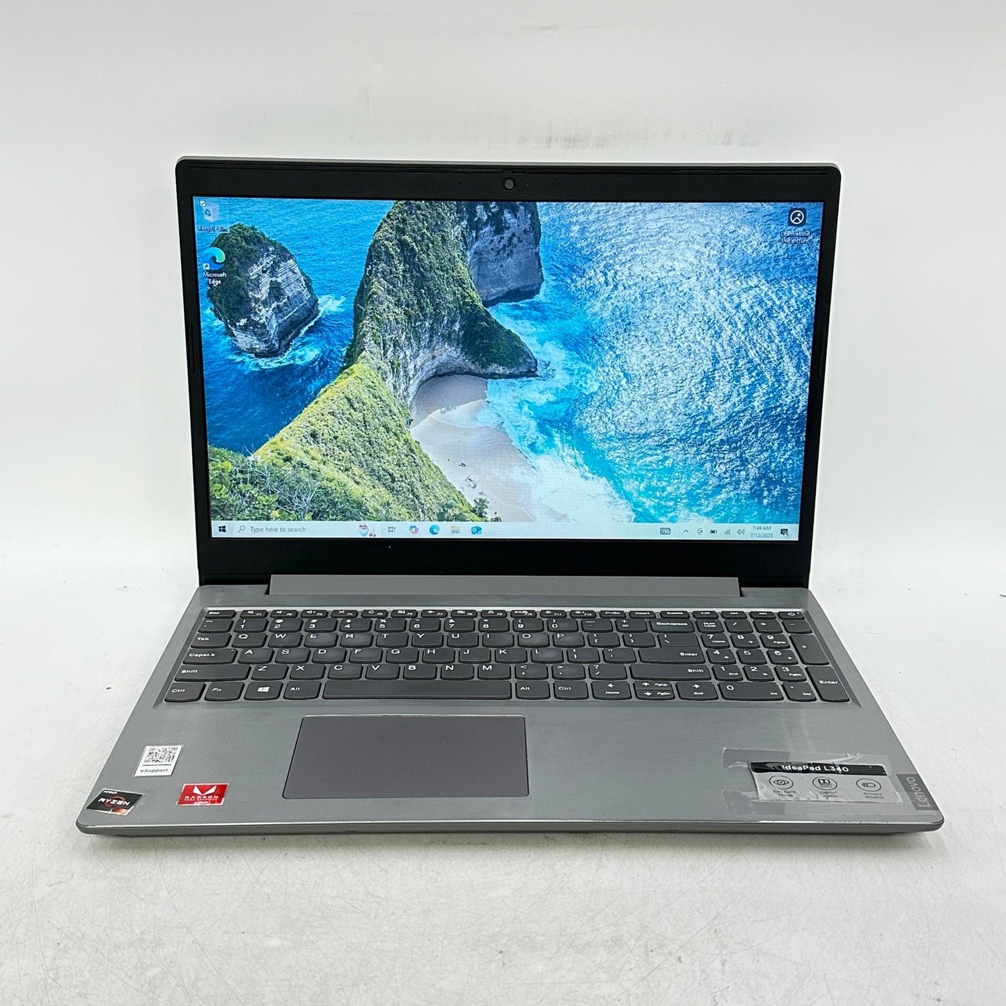Lenovo IdeaPad L340-15APITouch 81LX 15.6" Ryzen 3 3200U 2.6GHz 8GB RAM 1TB HDD 