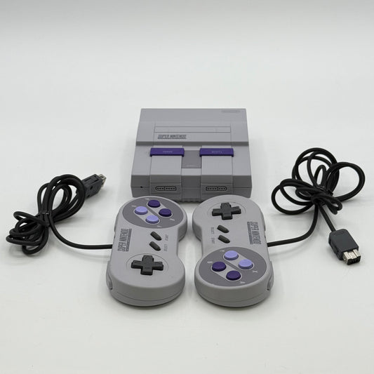  Super Nintendo Entertainment System SNES Video Game Console CLV-201 Gray