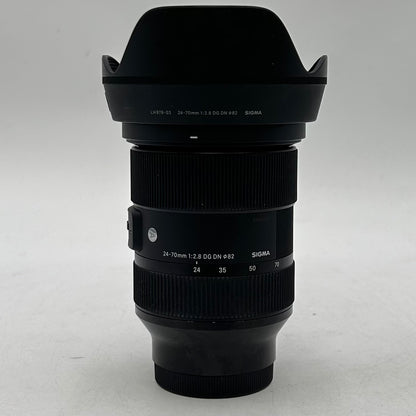 Sigma Art Lens 24-70mm f/2.8  DG DN For Sony E-Mount Auto & Manual Lens