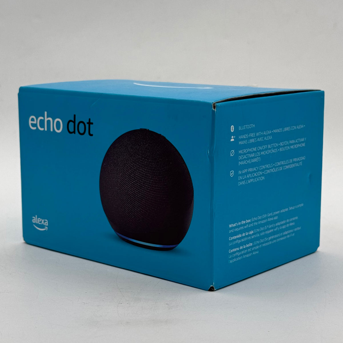 New Amazon Echo Dot 5th Gen Smart Speaker Charcoal C2N6L4