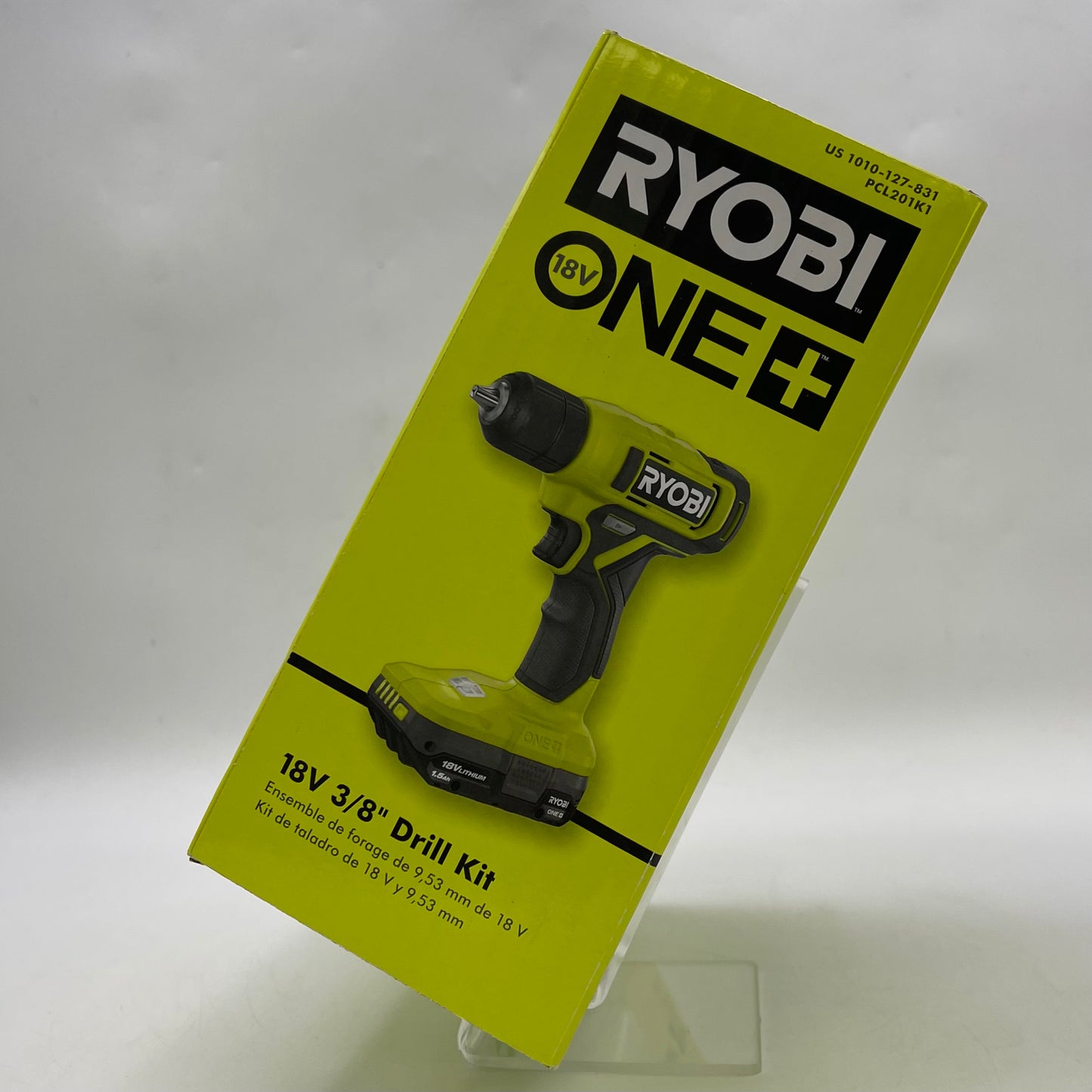 New Ryobi PCL201K1 18V 3/8" Drill Kit