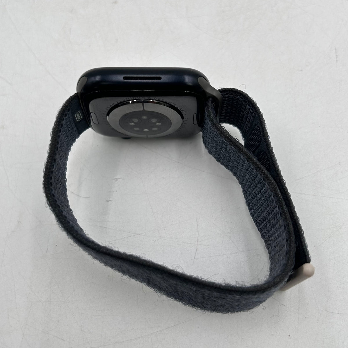 GPS Only Apple Watch Series 8 45MM Black Aluminum Dark Gray Sport Loop MNP13LZ/A