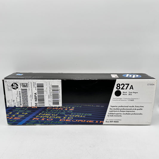 New HP LASERJET 827A Black Print Cartridge CF300A (Stickers on Box)