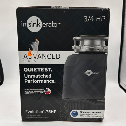 New insinkerator Advanced Series Disposer .75HP