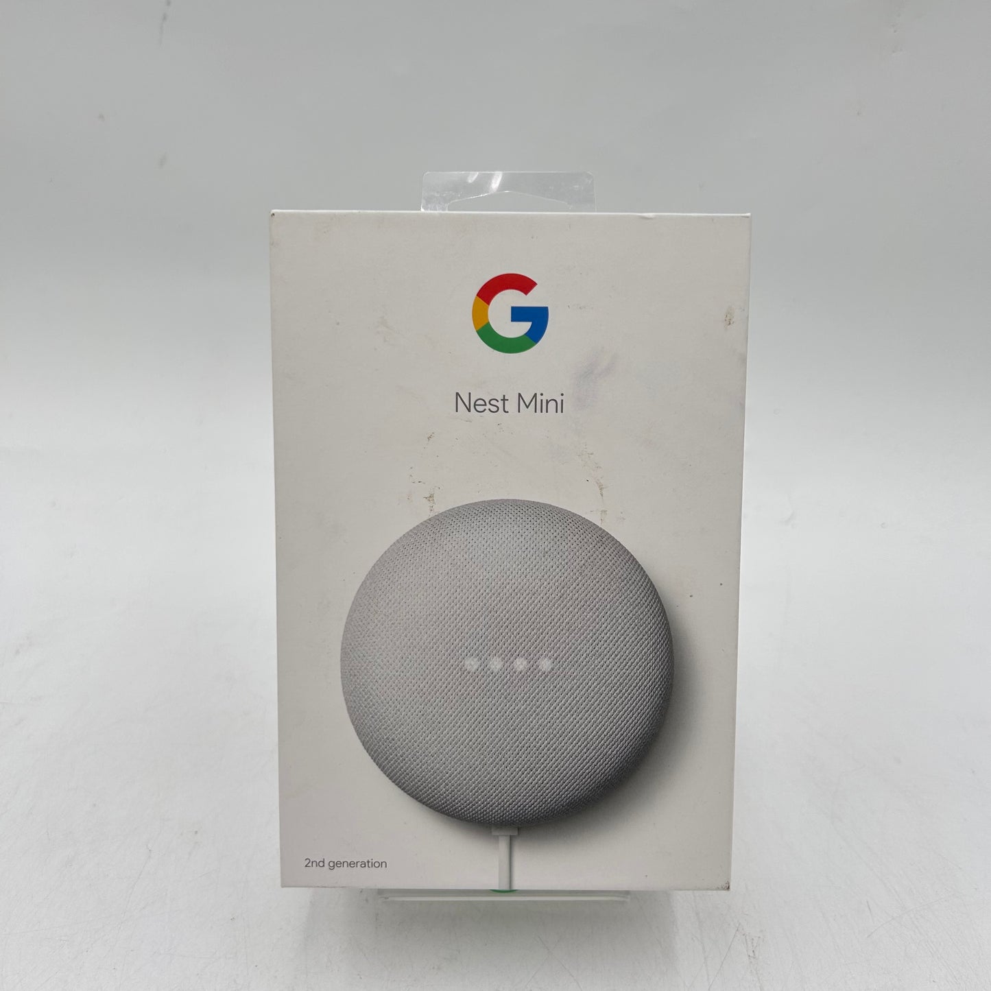 Google Nest Mini 2nd Gen Smart Speaker Chalk GA00638-US
