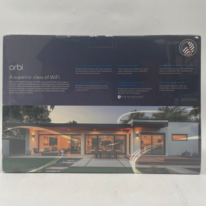 New Orbi Wifi 7 Whole Home Mesh WiFi System RBE363-100NAS