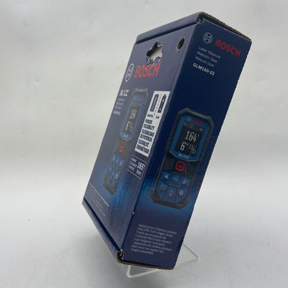 New Bosch GLM165-22 3V Blaze Laser Distance Measure