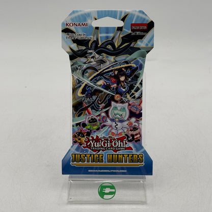 New Yui-Gi-Oh! Justice Hunters Sleeved Booster Pack 1st Edition