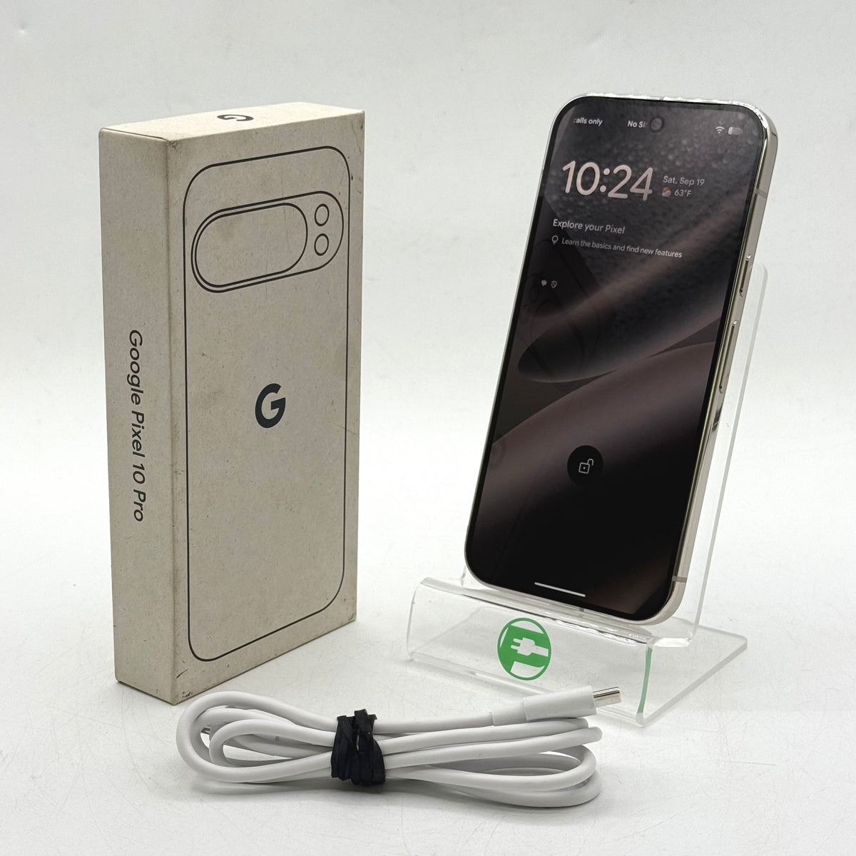 Factory Unlocked Google Pixel 10 Pro 128GB Porcelain G4QUR