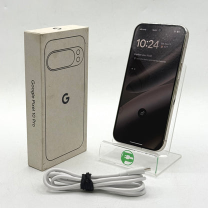 Factory Unlocked Google Pixel 10 Pro 128GB Porcelain G4QUR