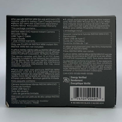 New Fujifilm Instax mini Evo Hybrid Instant Camera