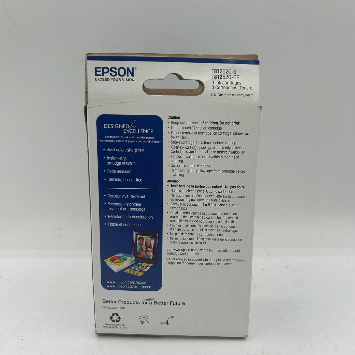 New Epson 812 Standard-Capacity C13T05D523 Ink Cartridge