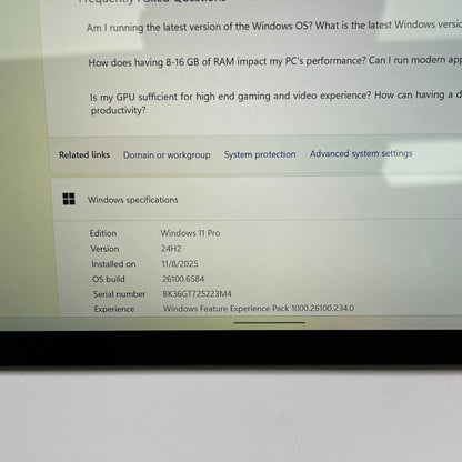 Microsoft Surface Pro 10 2079 Core Ultra 5 135H 2.1GHz 16GB RAM 256GB SSD