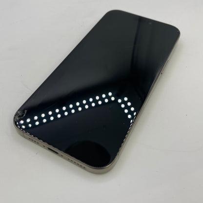 Broken Unlocked Apple iPhone 16 Pro Max 512GB Natural Titanium MYMA3LL/A