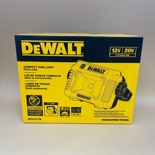 New DeWalt DCL077B 12v/20v MAX Compact Task Light