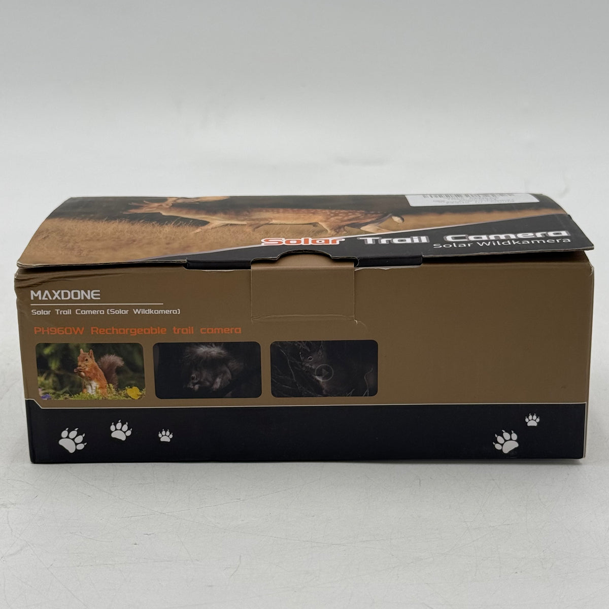 New Maxdone Solar-Powered Wildlife Trail Camera PH960W