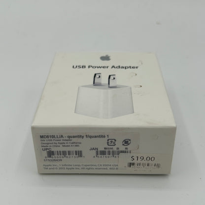 New Apple 5W USB Adapter A1385