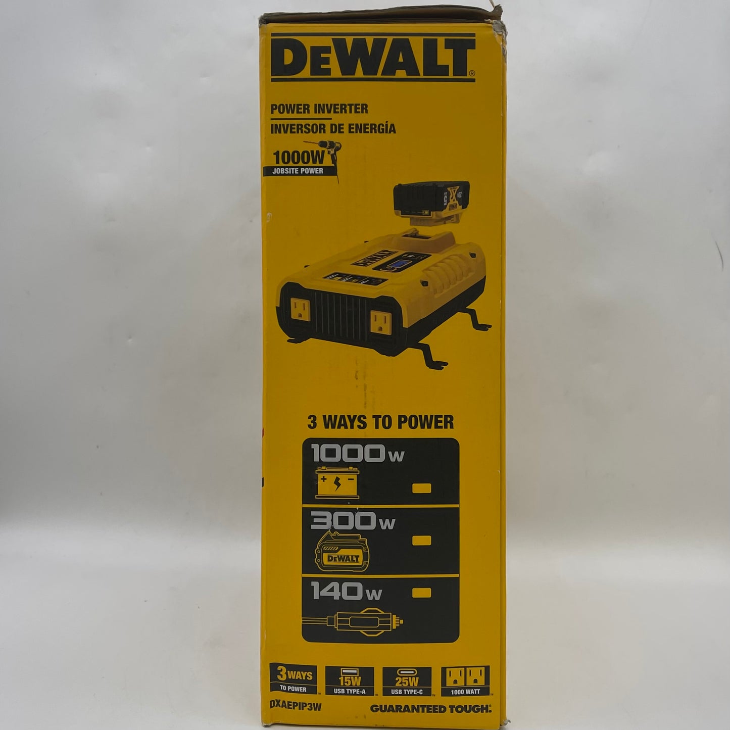 New DeWalt DXAEPIP3W 1000W Power Inverter 3 Ways