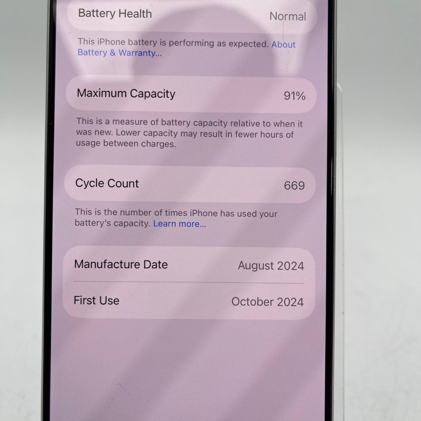 Factory Unlocked Apple iPhone 16 Pro 256GB White Titanium MYMH3LL/A