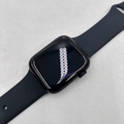 Unlocked Apple Watch SE 2nd Gen 44MM Midnight Aluminum Black Band MA9L4LL/A