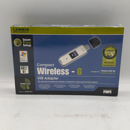 New Linksys Compact Wireless - G USB adapter wusb54gc