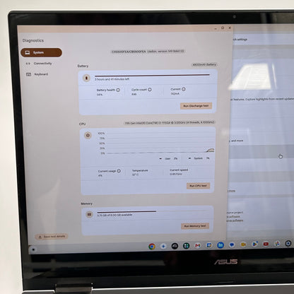 Asus Chromebook flip C536 C536EA-BI3T3 15.6" i3-1115G4 3.0GHz 8GB RAM 128GB SSD