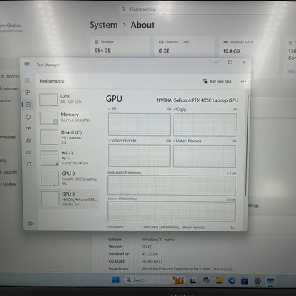 Asus Vivobook 16X OLED K3605V i9-13900H 2.6GHz 16GB RAM 1TB SSD GeForce RTX 4050