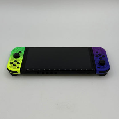 Nintendo Switch OLED Splatoon 3 Special Edition Video Game Console Purple/Green