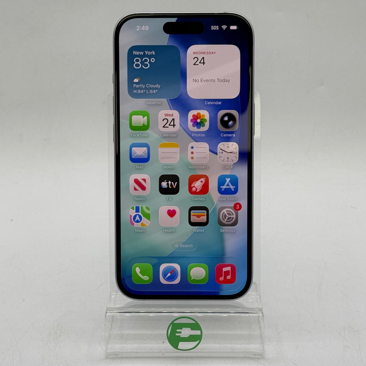 Factory Unlocked Apple iPhone 15 256GB Blue MTM73LL/A