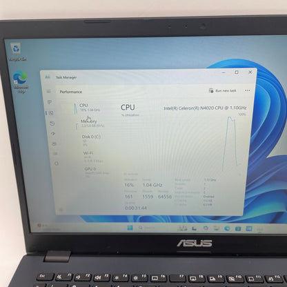 ASUS Vivobook E410M 14" Celeron N4020 1.1GHz 4GB RAM 64GB eMMc UHD Graphics 600