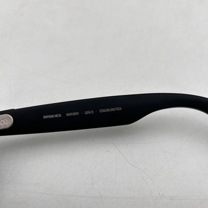 Ray-Ban Meta Wayfarer Gen 2 Matte Black Transitions RW4012 AI Smart Glasses