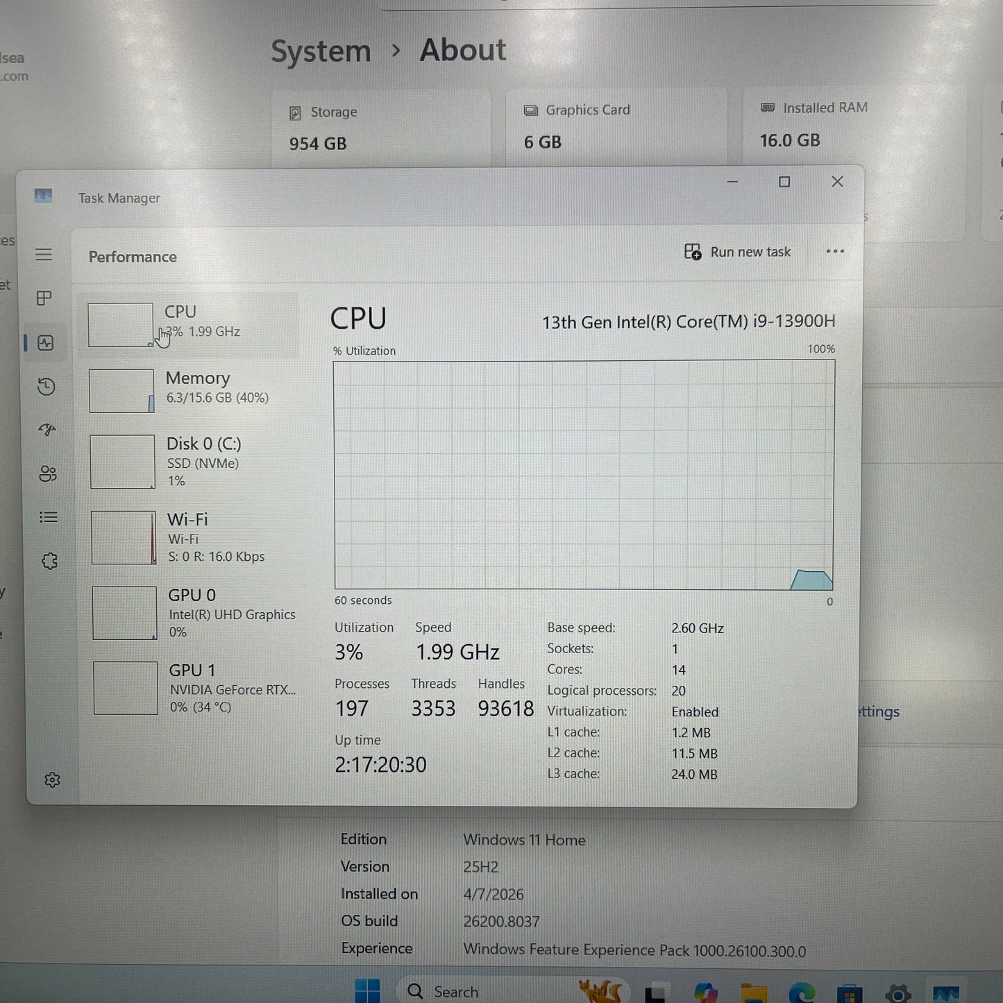 Asus Vivobook 16X OLED K3605V i9-13900H 2.6GHz 16GB RAM 1TB SSD GeForce RTX 4050