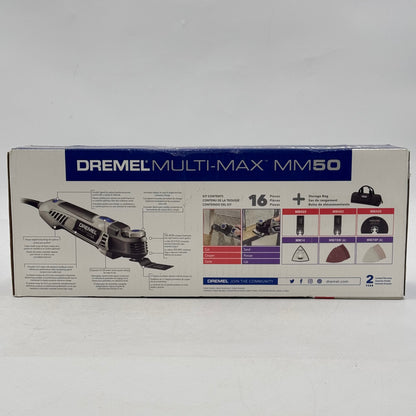 New Dremel MM50-02 Multi-Max Corded Oscillating Multi-Tool Kit