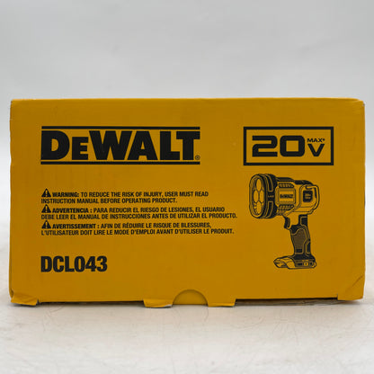New DeWalt DCL043 20V MAX Jobsite Led Spotlight