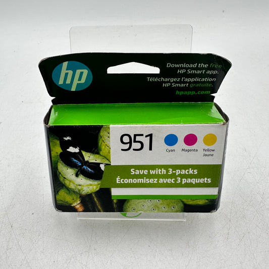 New HP 951 CR314FN Tri-Color Cyan Magenta Yellow Ink Cartridge