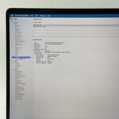 2019 Apple MacBook Pro 16" i9 2.3GHz 16GB RAM 1TB SSD Space Gray A2141