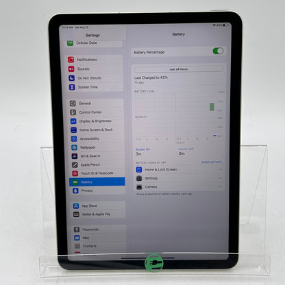 WiFi Only Apple iPad Air 4th Gen 64GB Green MYJ22LL/A