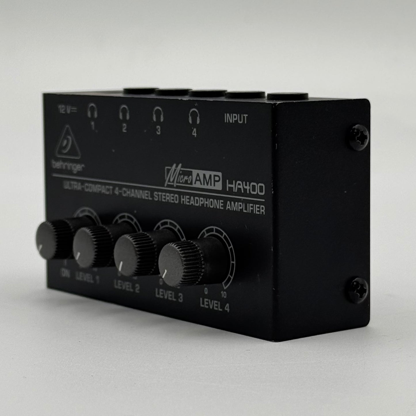 Behringer Micro Amp Ultra Compact 4-Channel Stereo Headphone Amplifier HA400