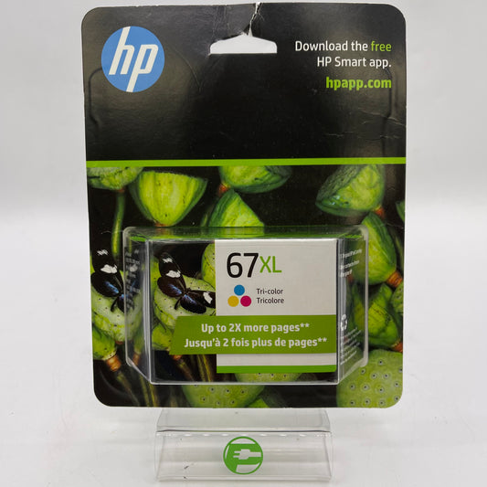 New hp 67XL 3YM58AN Tri-color Ink Cartridge
