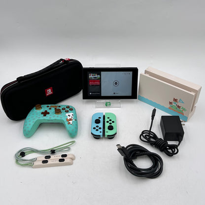 Nintendo Switch v2 Console Gaming System HAC-001(-01)  Animal Crossing Edition
