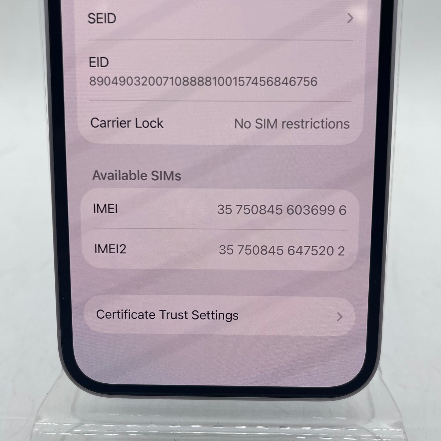 Factory Unlocked Apple iPhone 14 128GB Purple MPUX3LL/A