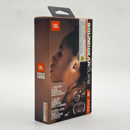 New JBL SoundGear Clips Open-Ear Wireless Headphones Copper JBLSNDGEARCLCOPAM