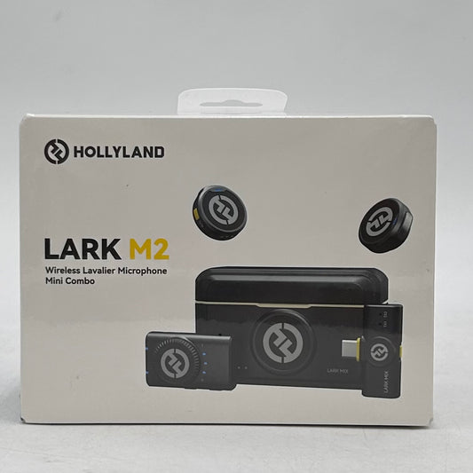 New Hollyland Lark M2 20Hz - 20kHz Wireless Microphone PSTI-SOC Mini Combo