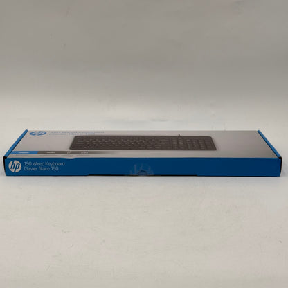 New HP 150 Wired Keyboard Black 664R5AA#ABL